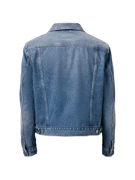 Geacă de blugi Allsaints albastru