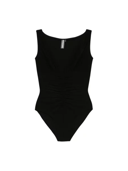 Stroj jednoczęściowy Norma Kamali czarny