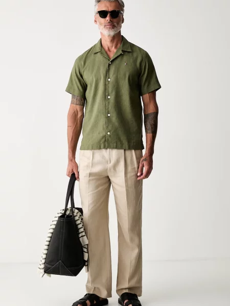 Tommy Hilfiger Cămașă închis verde