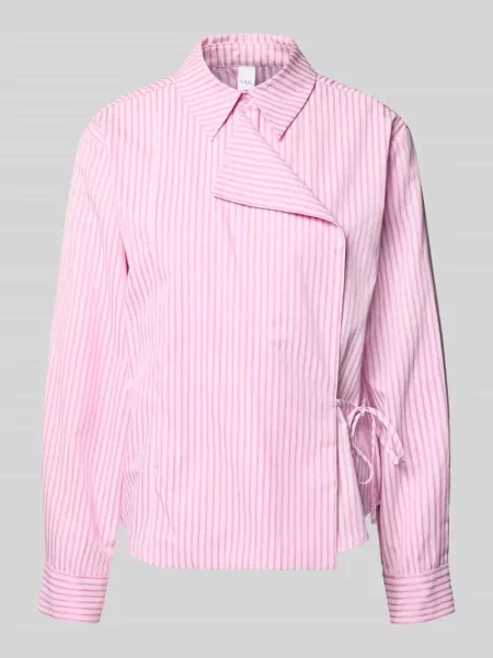 Koszula bluzkowa o kroju regular fit z domieszką model WITO' Y.a.s różowa