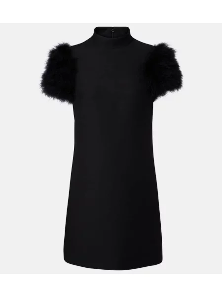 Rochie Valentino din crep negru