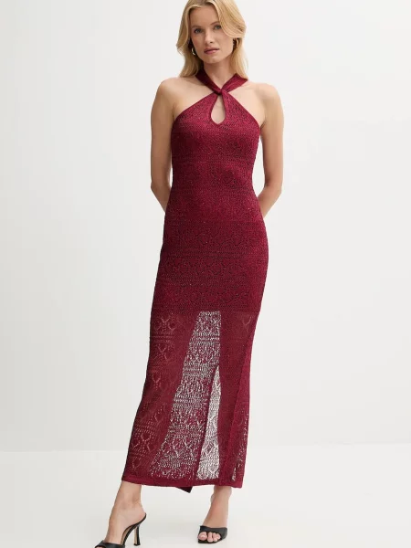 Макси платье Guess красное