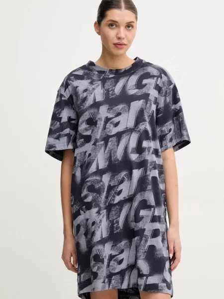 G-Star Raw sukienka mini oversize granatowy