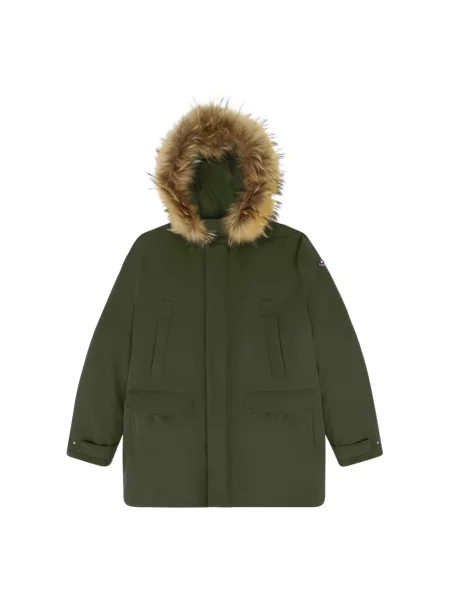 Długa parka Canadiens zielona
