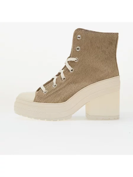 Сникърси Converse Chuck 70 De Luxe Heel Hi Warm Clay/ Egret EUR 37 зелено