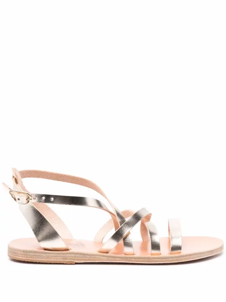 Sandale Ancient Greek Sandals din piele auriu