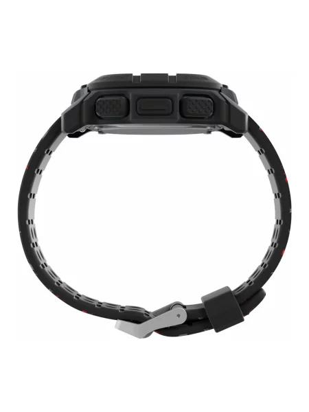 Lniany zegarek Timex czarny