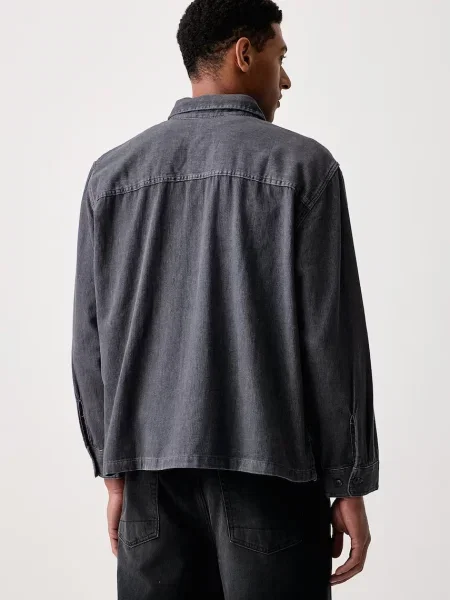 Levi's koszula jeansowa WALLER RELAX szara