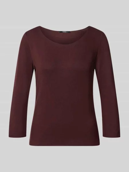 T-shirt o kroju regular fit z mieszanki model Kirosa' Someday brązowa