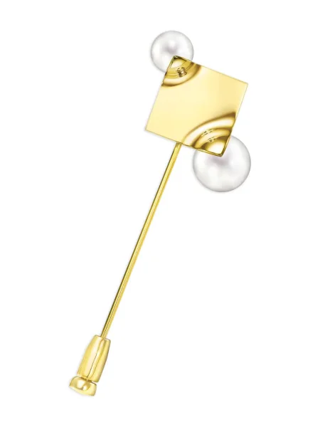 Брошка Tasaki жълто