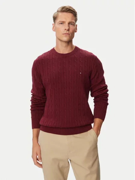 Sweter o kroju regular fit z czystej bawełny Tommy Hilfiger