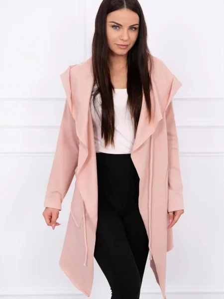 Pulover Kesi cu glugă roz