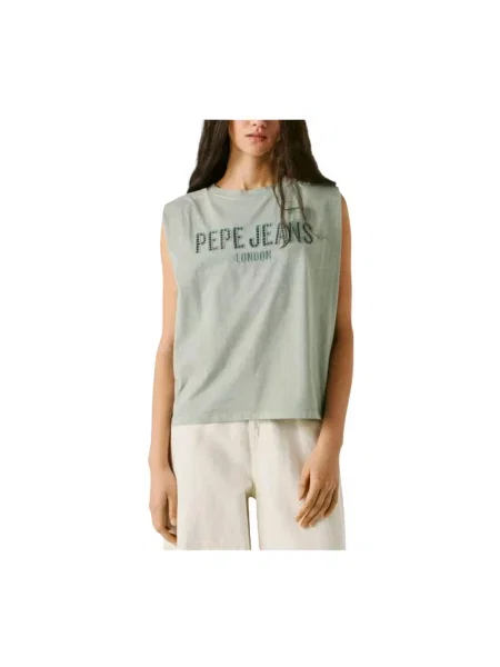 Top Pepe Jeans zielony