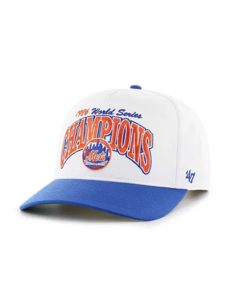Šiltovka s prímesou vlny 47 brand MLB New York Mets biela
