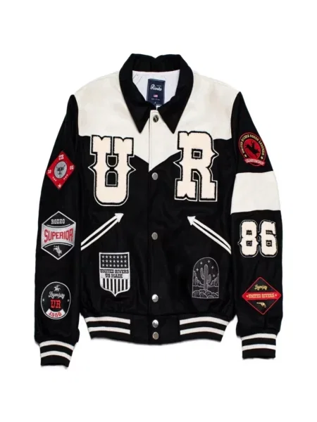 Geacă bomber United Rivers alb