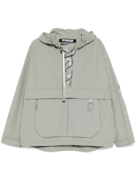 Anorak Spoonyard sznurowana koronkowa zielona