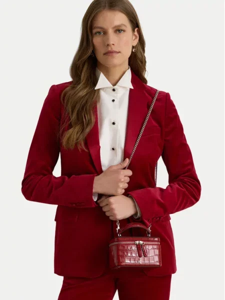 LAUREN RALPH LAUREN Ročna torba rdeča