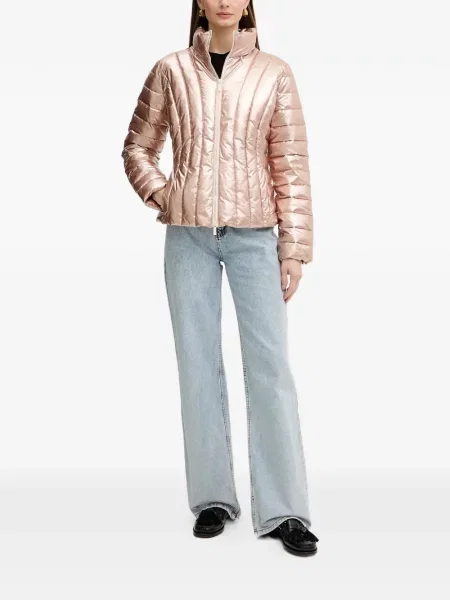 Geacă Armani Exchange matlasată roz