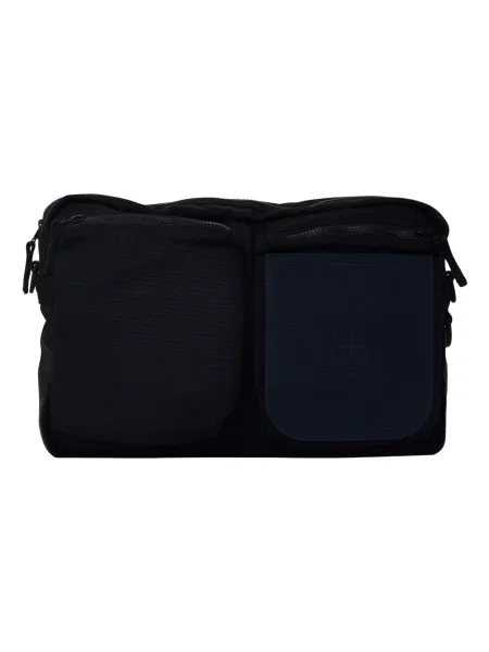 Torba crossbody Stone Island z kamieniami niebieska