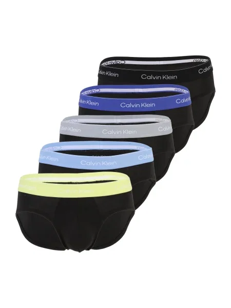 Calvin Klein Underwear Spodnje hlačke svetlo modra / rumena / črna bela