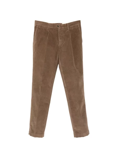 Pantaloni Incotex de catifea cord maro