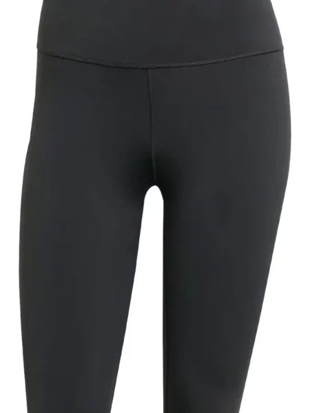 Leggings Adidas cu dungi alergare maro