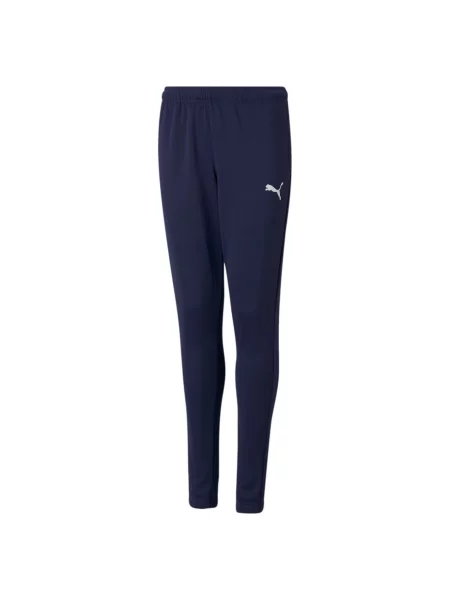 Spodnie piłkarskie dla dzieci Puma teamRISE Poly Training Pants Jr niebieskie