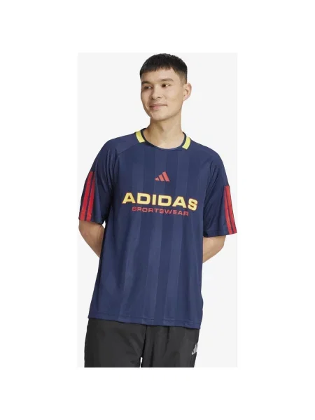 Koszulka Adidas House of Tiro Nations Pack granatowy M czerwony