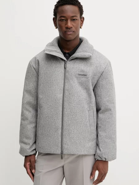 Calvin Klein geacă de puf gri