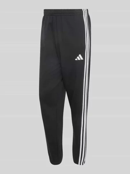 Adidas spodnie dresowe z bawełną Essentials czarne