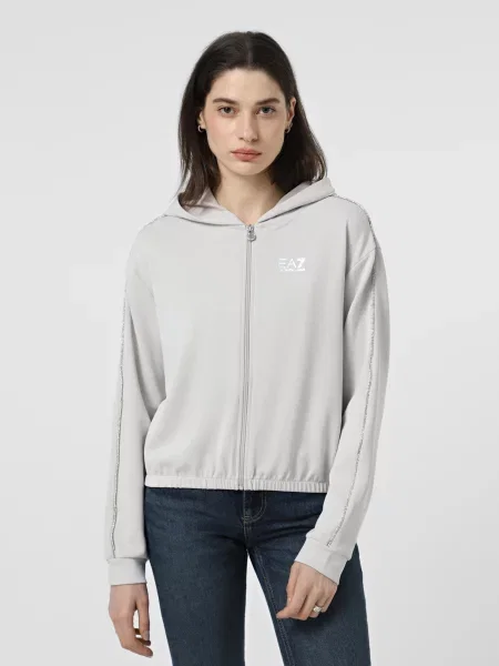 Свитер Ea7 из модала серый