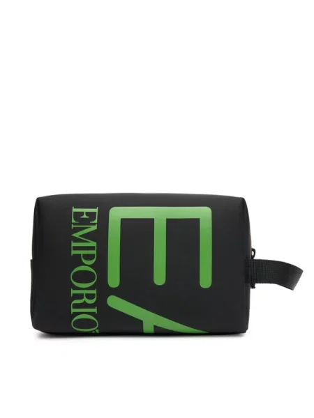 Косметичка Emporio Armani Train Beauty чорна/яскраво-зелена чорна