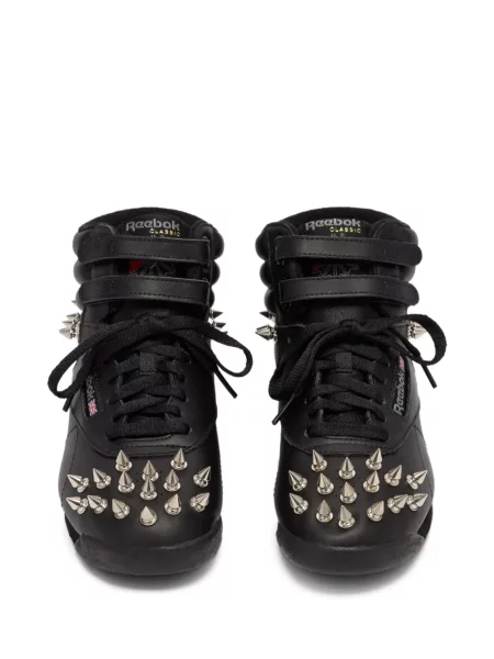 Sneakerși Reebok cu bretele negru