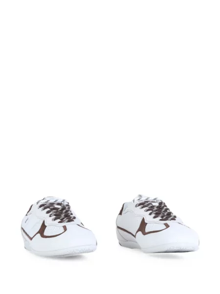 Sneakerși Alohas din piele alb