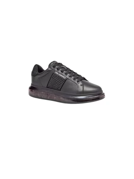 Sneakersy Karl Lagerfeld skórzane czarne
