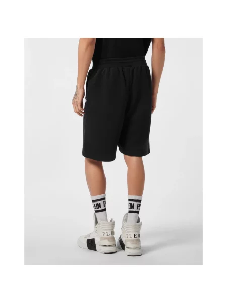 Szorty Philipp Plein do biegania czarne