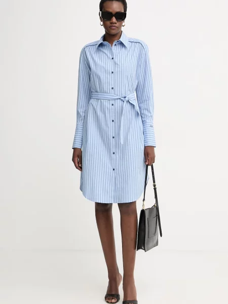 BOSS Rochie tip bluză / deschis albastru
