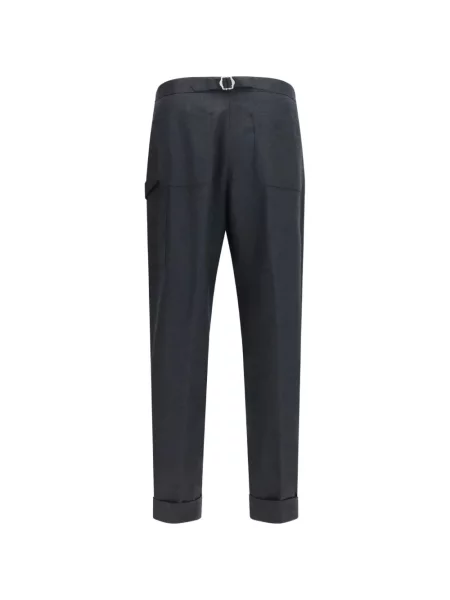 Pantaloni Umit Benan de lână gri