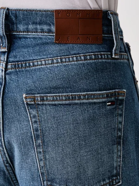 Tommy Jeans дънки barrel дамски синьо