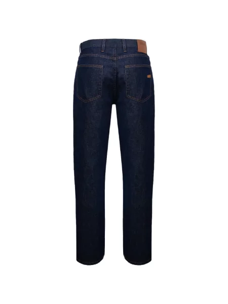 Blugi drepți Zegna albastru