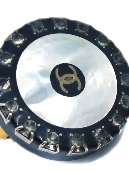 Náušnice Chanel Pre-owned bílé