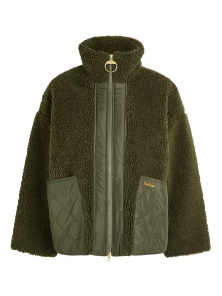 Geacă Barbour din fleece verde