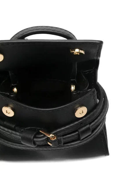 Geanta de piele Moschino din piele negru
