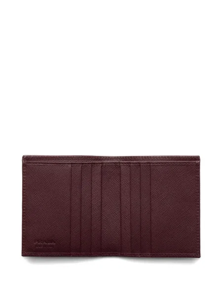 Кожено портмоне Prada червено