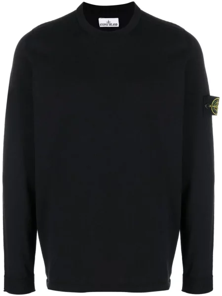 Pulover Stone Island cu strasuri negru
