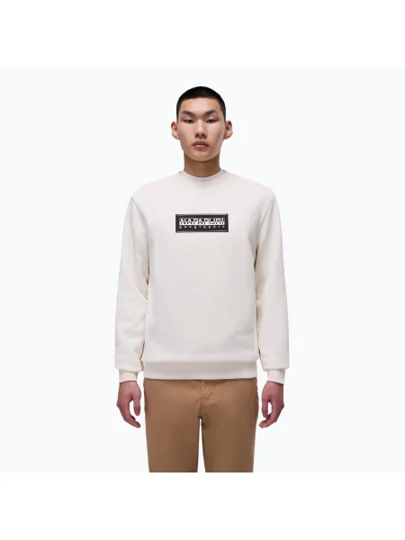 Bărbați Napapijri B-Box Logo C whisper hanorac alb