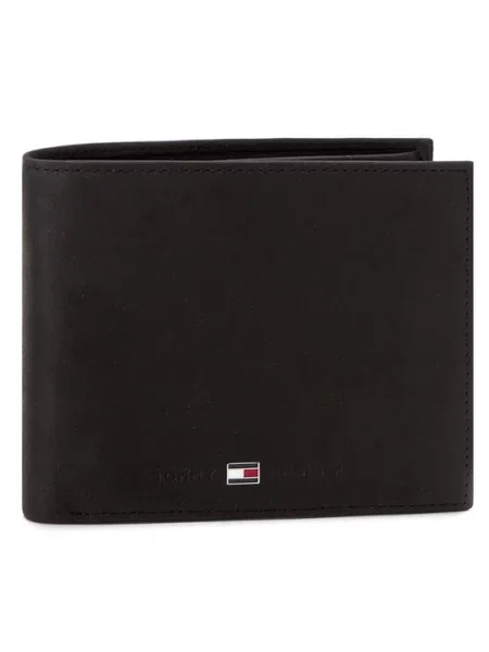 TOMMY HILFIGER Novčanik JOHNSON TRIFOLD' crna