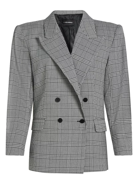 Karl Lagerfeld Sacou negru alb