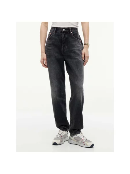 Blugi mom fit Tommy Jeans gri