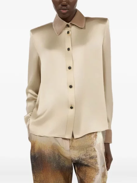 Cămașă Roberto Cavalli de mătase